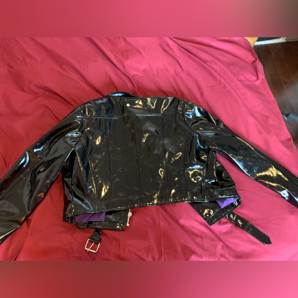 Vixen Vinyl Motorcycle Jacket 3x Micheline Pitt - Picture 6 of 8